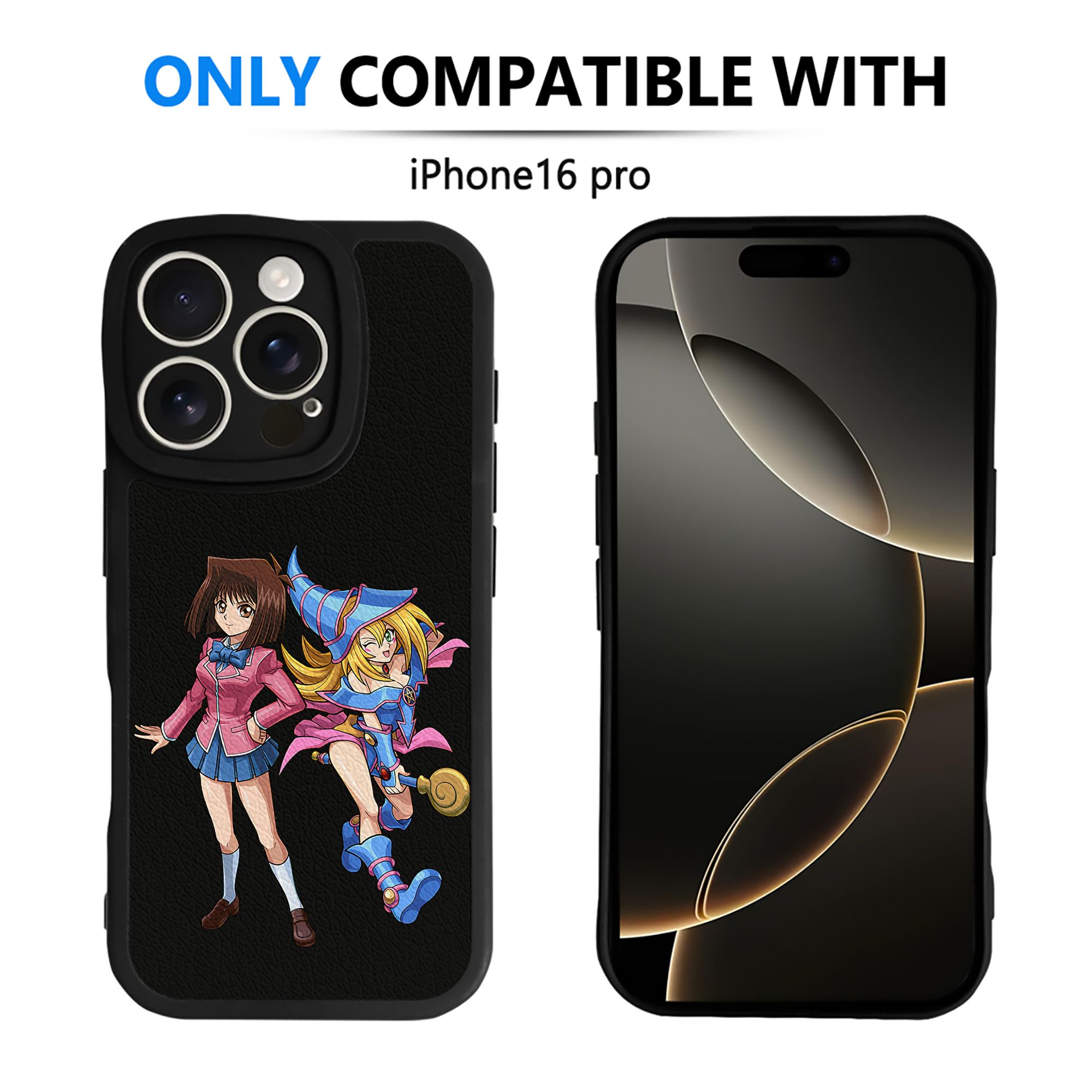 遊☆戯☆王 Yu-Gi-Oh! 【iPhone 16シリーズ対応】シリコンスマホケース（レザー調） 材質：シリコン
